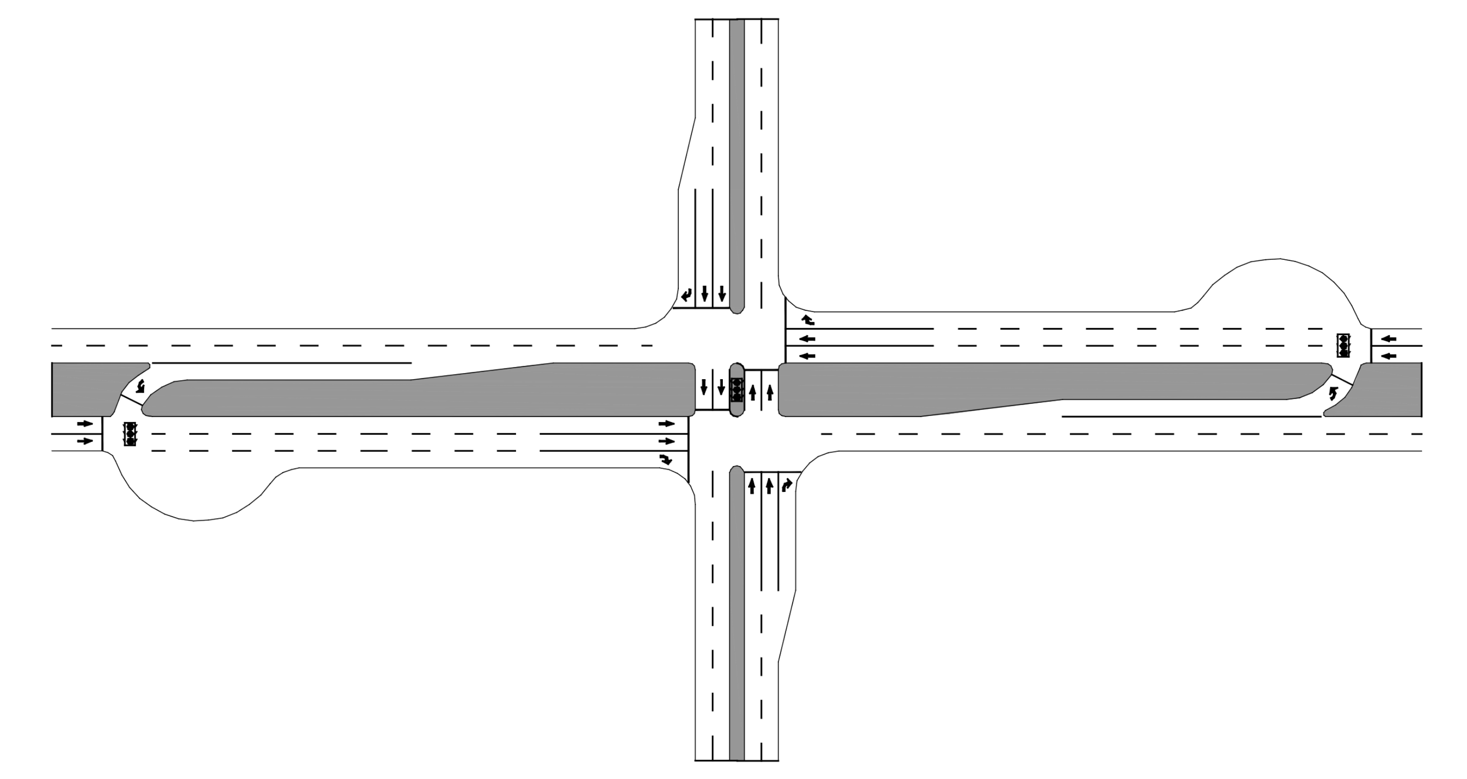 Layout of Michigan Left